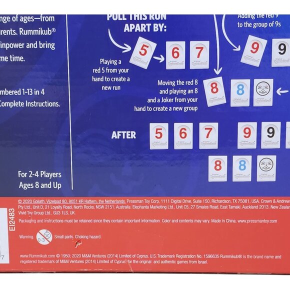 Pressman Rummikub Bonus Edition Board Game – Tile Rummy Family Game 2-4 Players - Picture 12 of 14